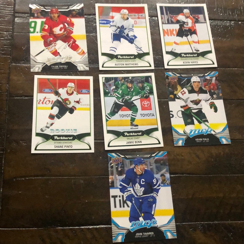 Hockey players cards